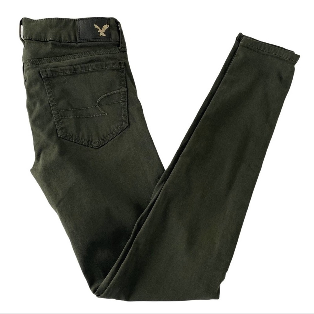 American Eagle Jeggings Dark Green